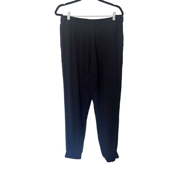 Splendid Drawstring Elastic Waist High-Rise Pull-On Jogger Pants Black Size XL - Picture 9 of 13